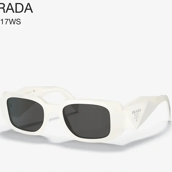 Prada | Accessories | Prada White Symbole Glasses | Poshmark display picture 2